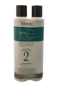 U-hc-9611 System 2 Cleanser & Scalp Therapy Conditioner Duo For Unisex, 10.1 Oz