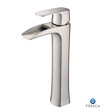 Fft3072bn Fortore Single Hole Vessel Mount Bathroom Vanity Faucet, Brushed Nickel