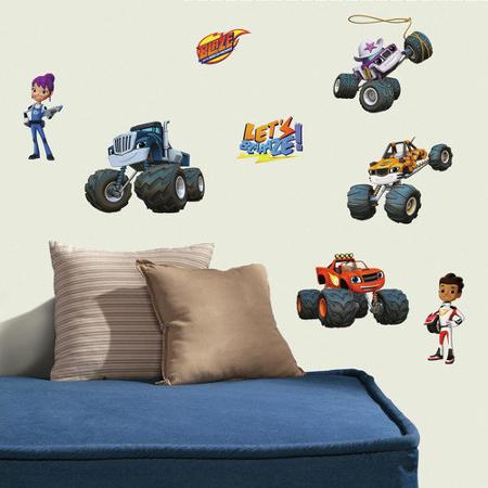 Blaze & The Monster Machines Peel With Stick Wall Decals