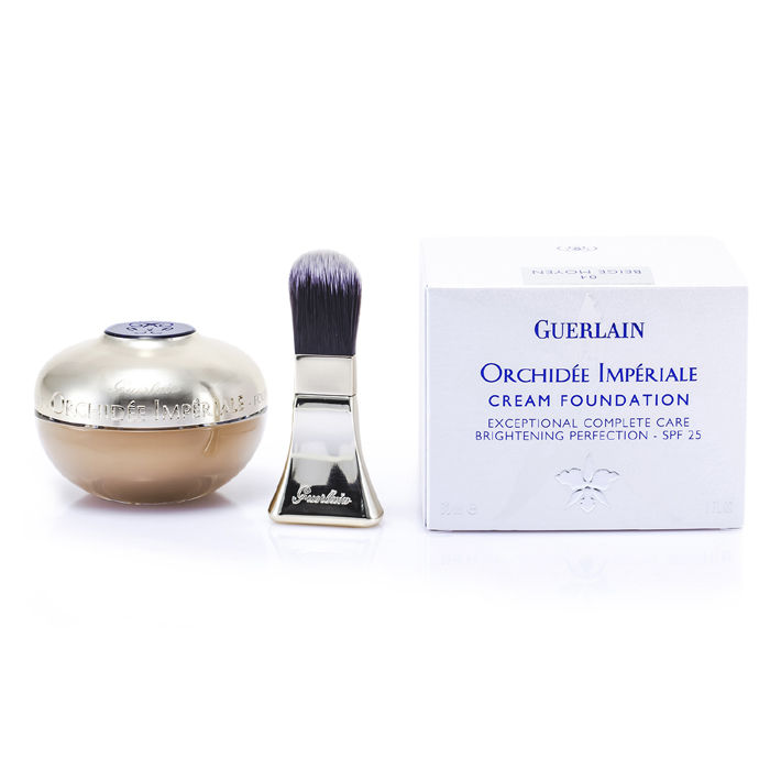169401 No. 4 Beige Moyen Orchidee Imperiale Cream Foundation Brightening Perfection Spf 25, 30 Ml-1 Oz