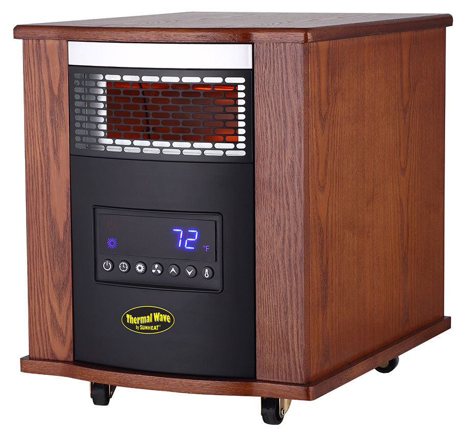 170180080 Germicidal Air Purification Infrared Heater - Modern Oak