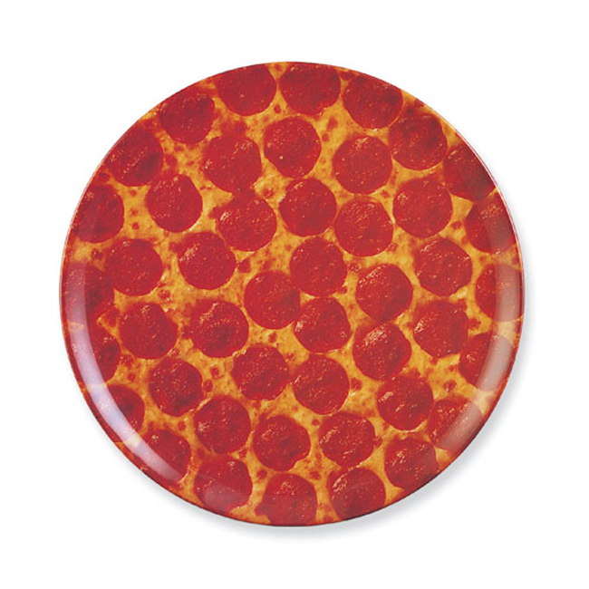 70903 14 In. Melamine Pepperoni Pizza Platter