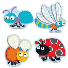 Cdp120139 Buggy For Bugs Cut-outs Set, 36 Per Pack