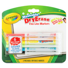 UPC 758218272107 product image for Crayola  Fine Line Washable Dry Erase Markers, 12 Per Pack | upcitemdb.com