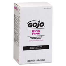 Goj722004ct Rich Pink Antibacterial Lotion Soap Refill, 4 Per Carton