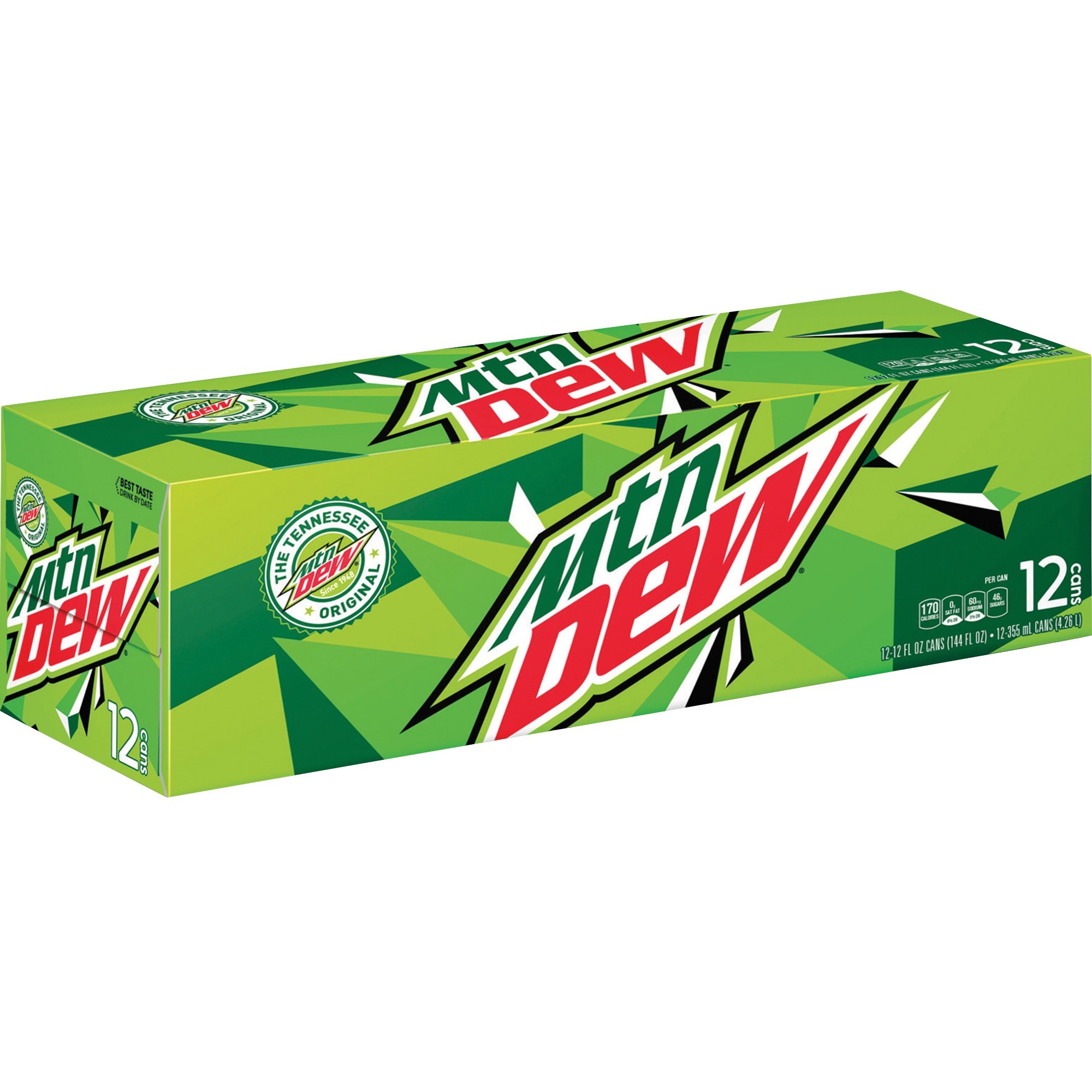 Pep83776 Mtn Dew 12-oz Canned Soda, 24 Per Carton