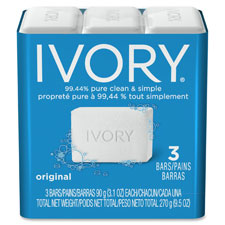 Procter & Gamble Commercial C12364pk Ivory Bar Soap, 3 Per Pack