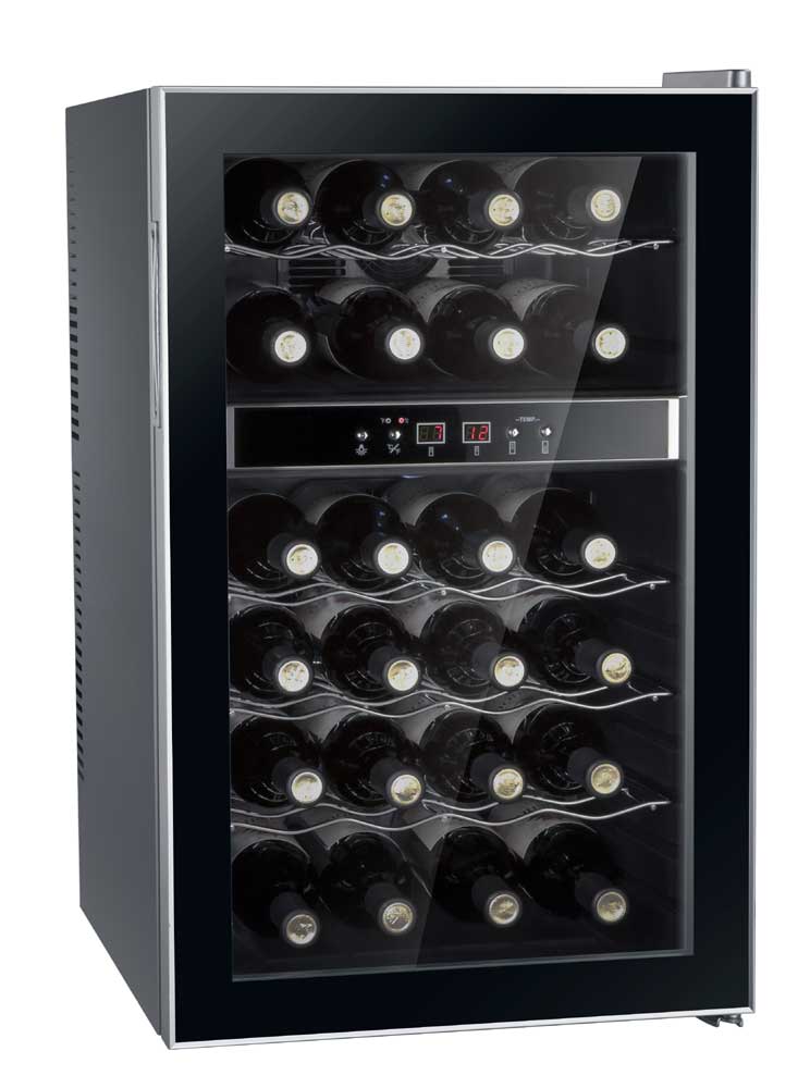 24-bottle Dual-zone Thermo-electric Wine Cooler