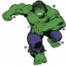 Rmk3242gm Classic Hulk Comic Peel & Stick Giant Wall Decals, Green - Pack Of 4