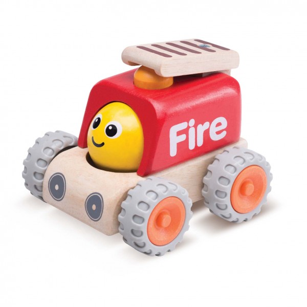 Ww-4079 Smiley Fire Engine - Basic Learning Toys For Kids
