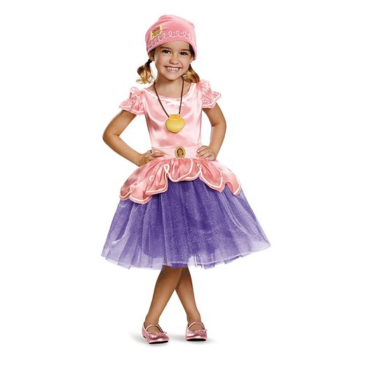 Disguise 243494 Captain Jake & The Neverland Pirates-izzy Tutu Deluxe Toddler Costume, Pink & Purple - Medium