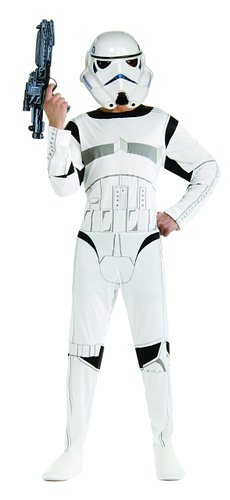 240226 Star Wars Rebels Stormtrooper Adult Costume, White - One Size