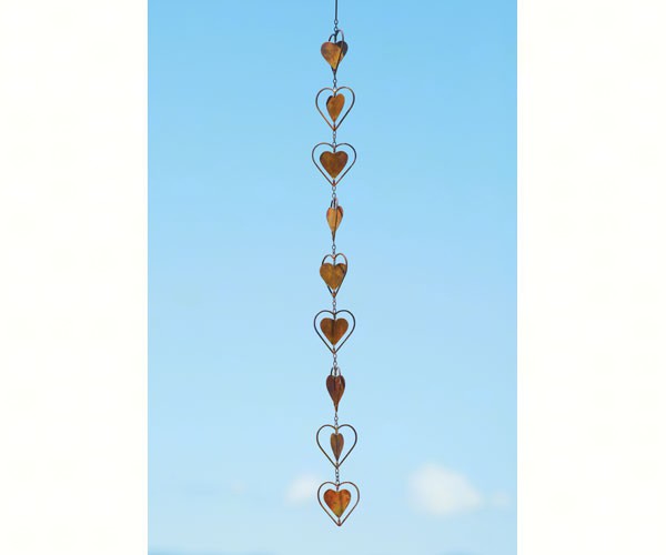 Ancientag87075 Hearts Flamed Hanging Ornament