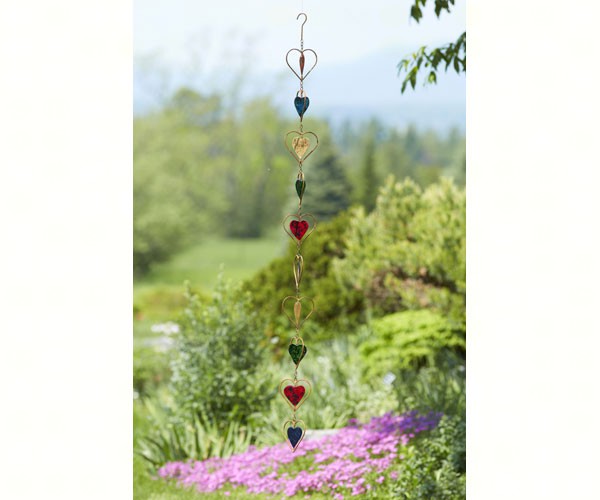 Ancientag87076 Hearts Multicolor Hanging Ornament