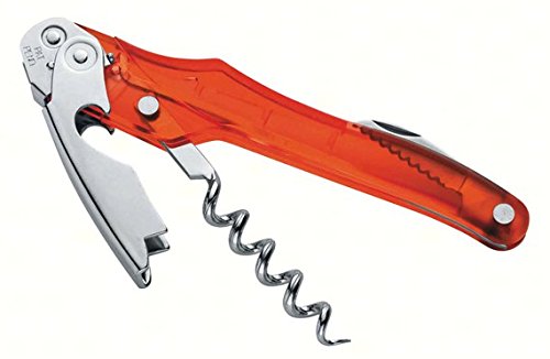 Far0104trred Syncro Double Axis Waiters Corkscrew, Red Transparent