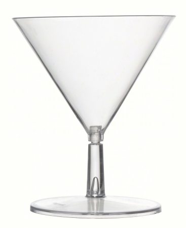 Fine6401cl Tiny Tinis Martini Glass, Clear - 2 Piece