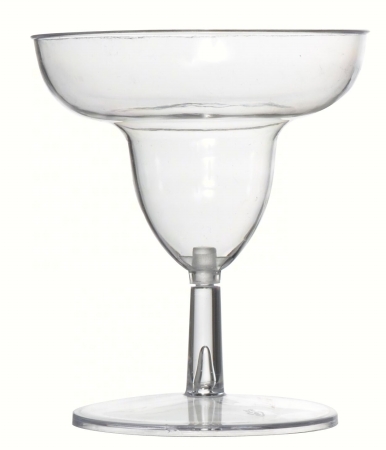 Fine6402cl Tiny Tinis Margarita Glasses Clear - 2 Piece