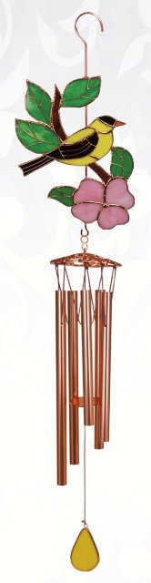 Ge213 Goldfinch Large Wind Chime