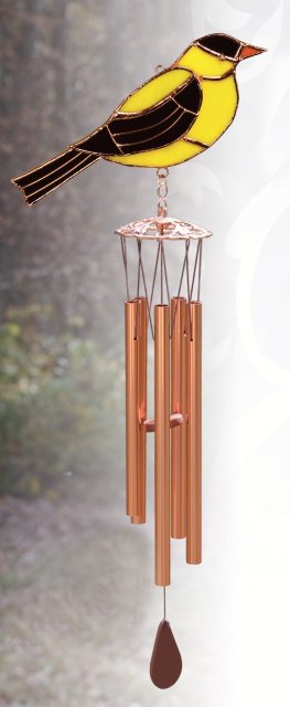 Ge219 Goldfinch Small Wind Chime