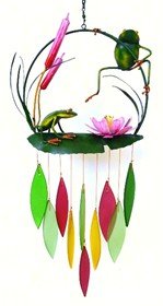 Geblueg503 Frogs & Cattails Chime