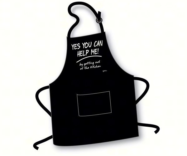 Helpapron Yes You Can Help Me By Getting Out Of The Kitchen Apron