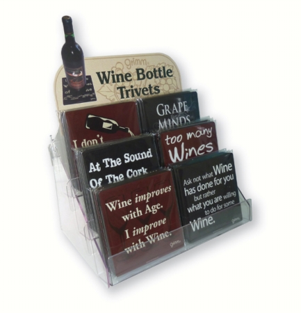 Wbtdisplay Wine Bottle Trivets Counter Display