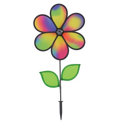 Itb2787 12 In. Jewel Flower Spinner With Leaves