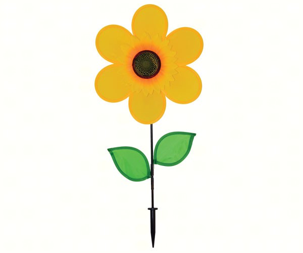 Itb2791 12 In. Sunflower Spinner With Leaves