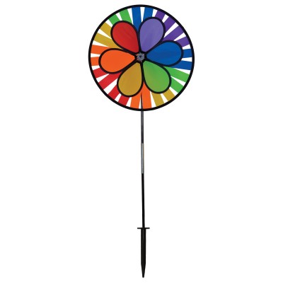 Itb2793 Rainbow Dazy Wheel Ground Spinner