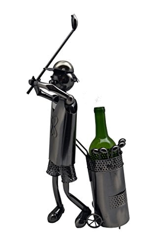 Threezb2000 20 In. Golfer Wine Bottle Holder