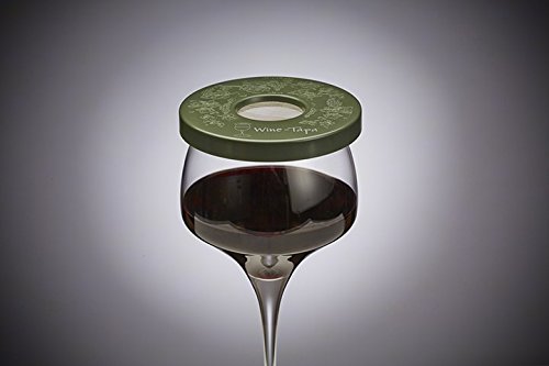 Wtolive Wine Glass Cover, Olive