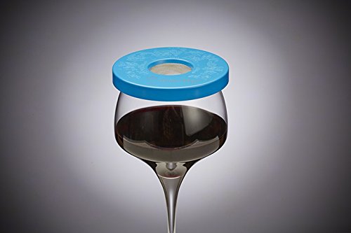 Wtskyblue Wine Glass Cover, Sky Blue
