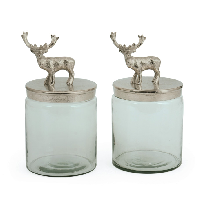 Cicso 20111 Pair Of Bambee Jars, 11.5 In.
