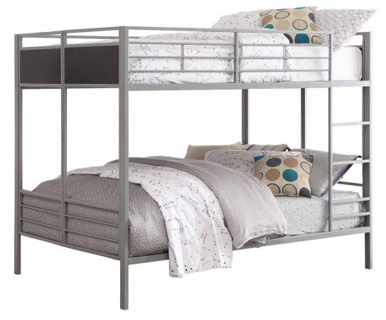 Homelegance B2013ffdc-1 Rowe Collection Twin & Full Bunk Bed, Dark Cherry - 78 X 56.25 X 65.5 In.