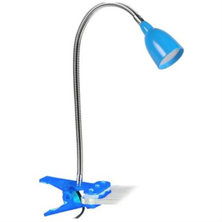 Nhclp-led-blu 3 Watt Led Flex Clamp Lamp, Blue