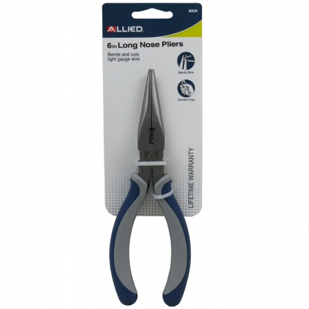 90526 Long Nose Pliers, 6 In.