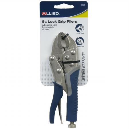 90539 Lock Grip Pliers With Cutter, 5 In.