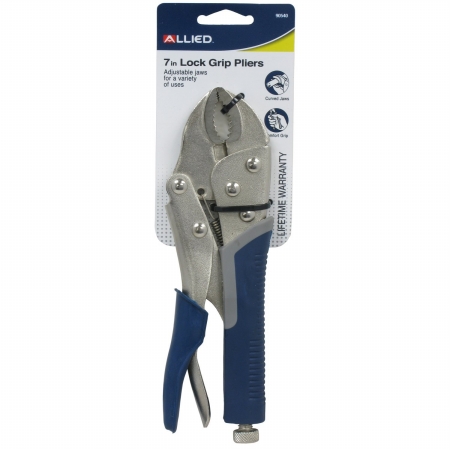 90540 Lock Grip Pliers With Cutter, 7 In.