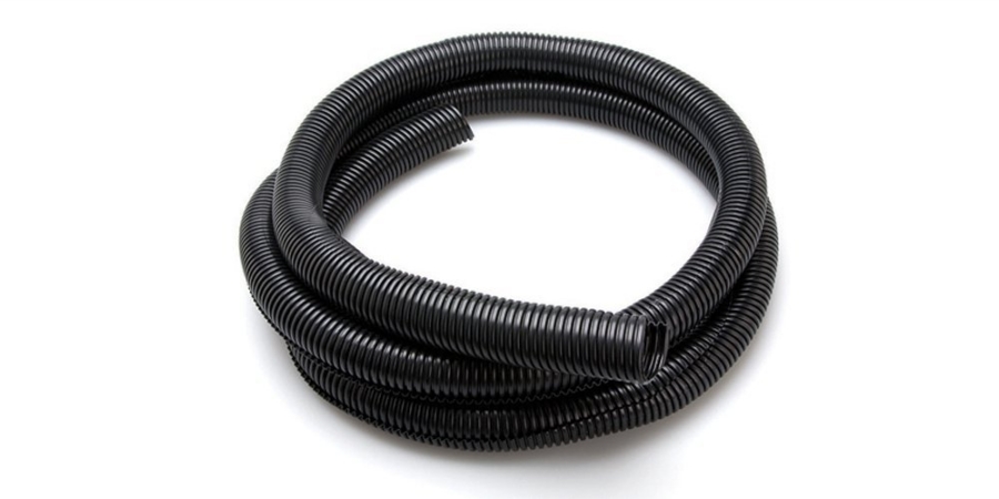 Be-0196-10-blk Split Loom Cable Organizer, 0.041 X 10 Ft.