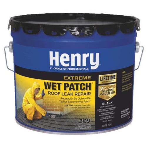 He209061 3.3 Gallon Black Extreme Wet Patch 209 Roof Leak Repair