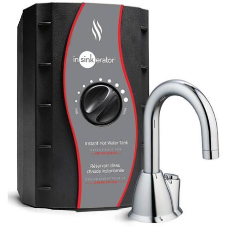 H-hot100c Instant Hot Water Dispenser, Stainless Steel & Chrome