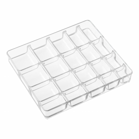 Clear 1 Tray Jewelry Box, Small