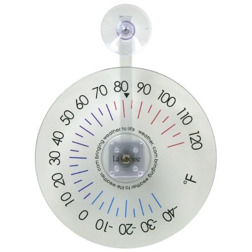 105-1061 6 In. Hanging Dial Window Thermometer
