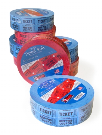 UPC 082382046326 product image for Magnif 04632 Double Ticket Rolls Assorted Color | upcitemdb.com