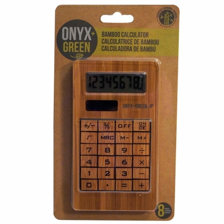 Onyx & Blue Corporation 4404 Bamboo Calculator