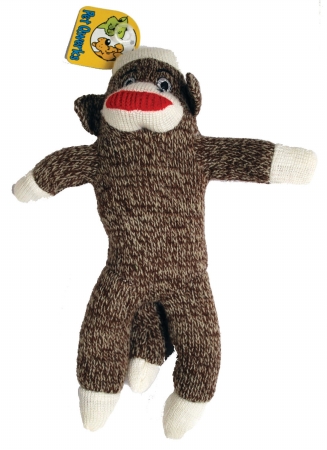 P155 Classic Sock Monkey Dog Toy Assorted Styles