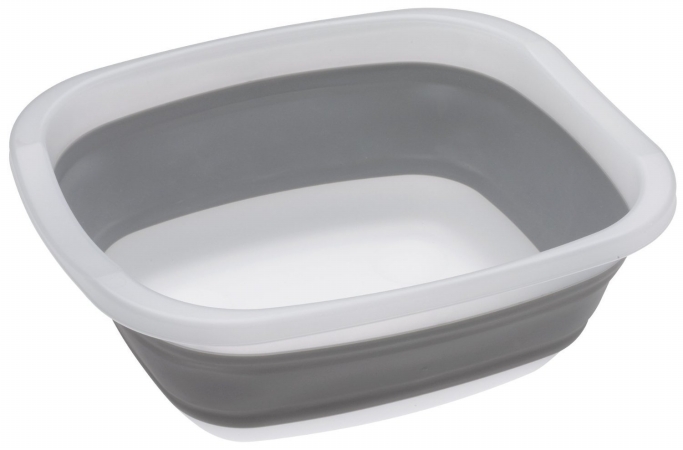 Progressive Cdt-1 Quart Medium Collapsible Tub, Grey & White