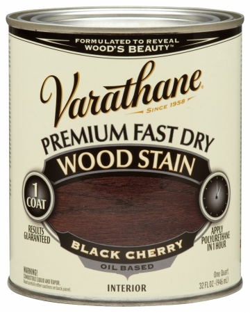 262009 1 Quart Black Cherry Fast Dry Wood Stain