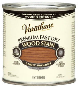 262034 1-2 Pint Light Walnut Fast Dry Wood Stain