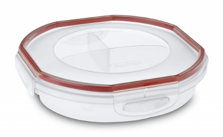 Sterilite 03918606 4.8 Cup Clear Ultraseal Rounded Dish